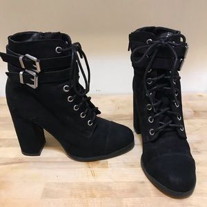 Madden Girl Lace Up Combat Boots